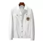 blousons veste versace collection jeans white